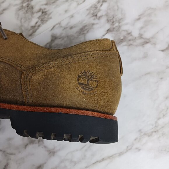 TIMBERLAND Men's Kendrick olive nubuck Suede Plain Toe Oxfords size 8 leather - Picture 7 of 12